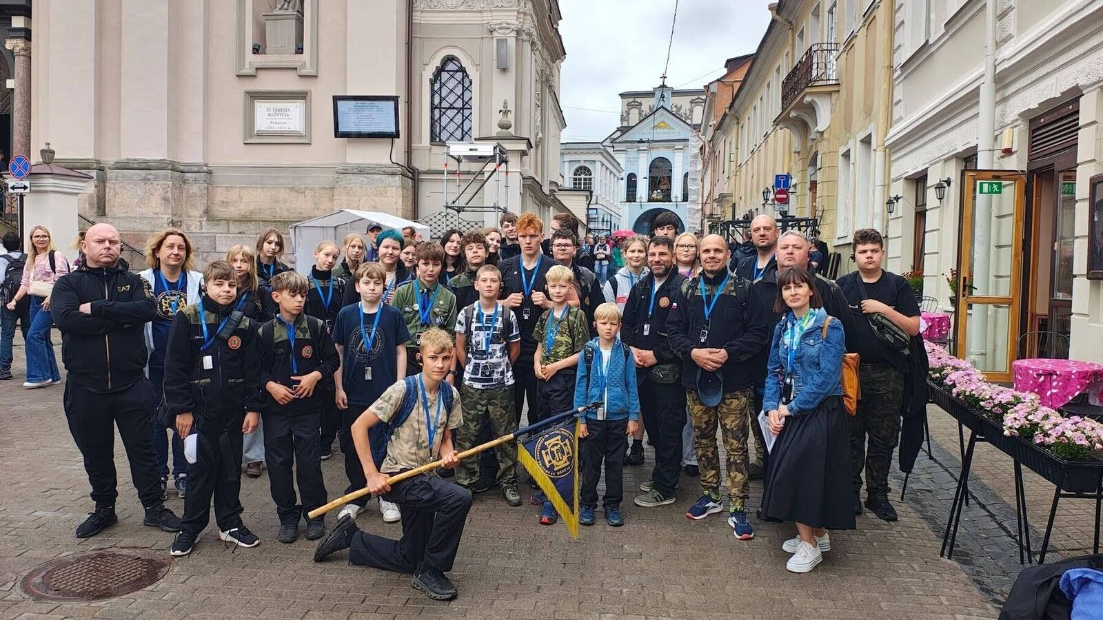 Grupa przy Ostrej Bramie w Wilnie